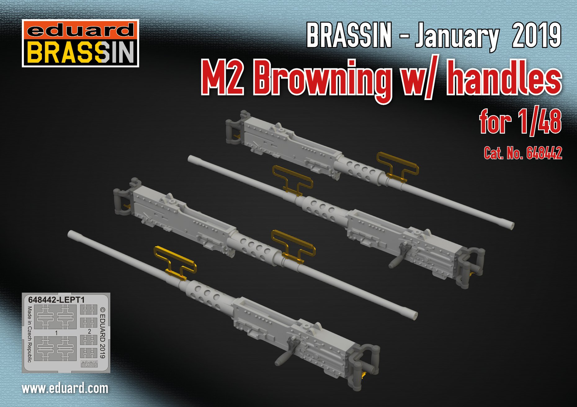 M2 Brownings w/handles 1/48 от фирмы Eduard