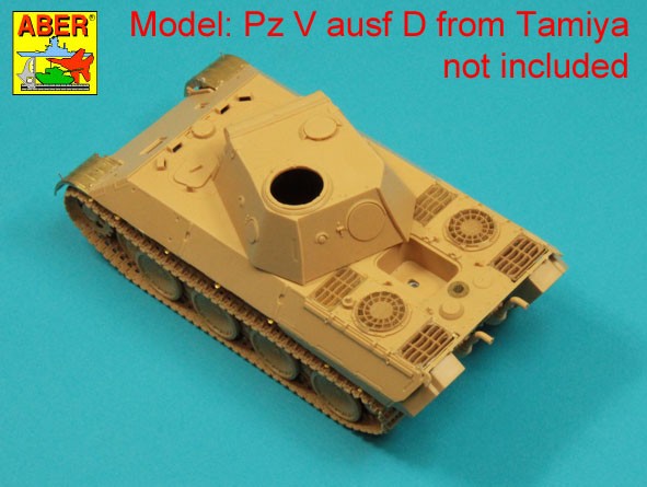 Aber 48 A33 - Grilles for Panther D (for Tamiya)