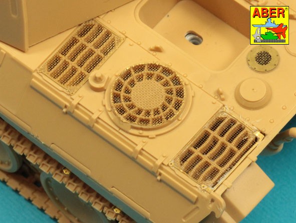 Aber 48 A33 - Grilles for Panther D (for Tamiya)
