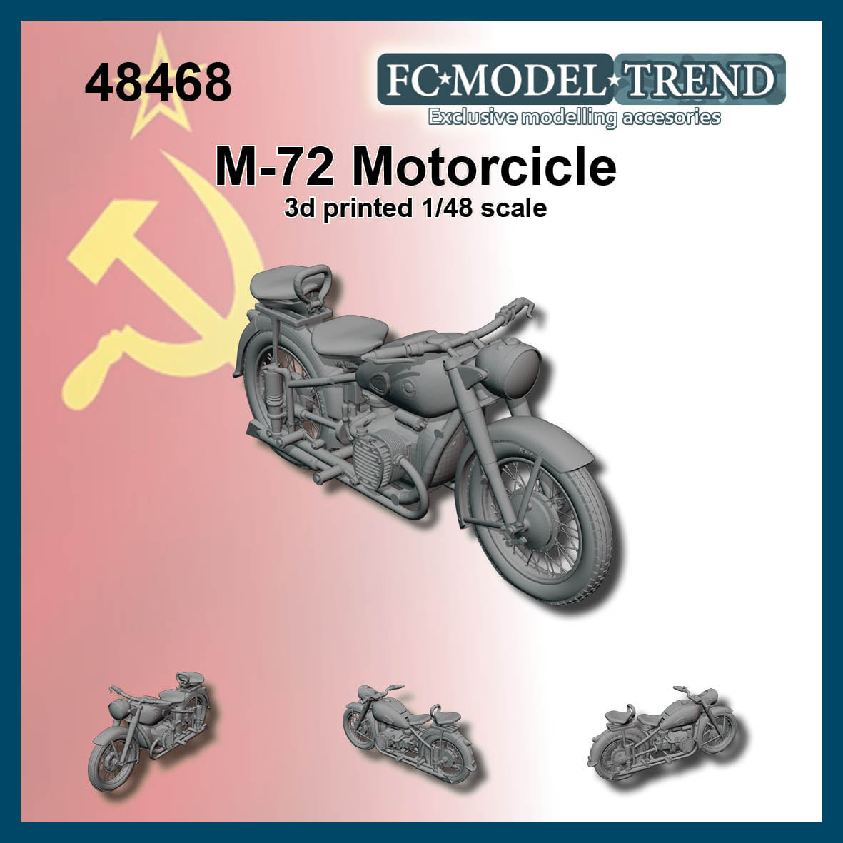 Мотоциклы М-72 FC Model 1/48