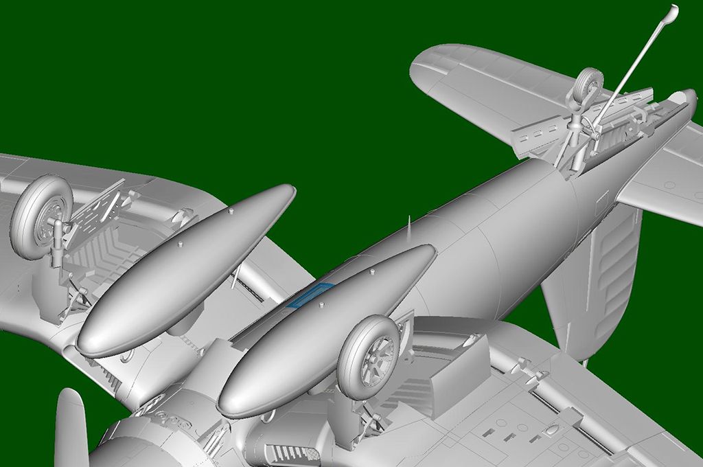 HobbyBoss Vought F4U Corsair F4U-1A / F4U-2 1/48 scale model