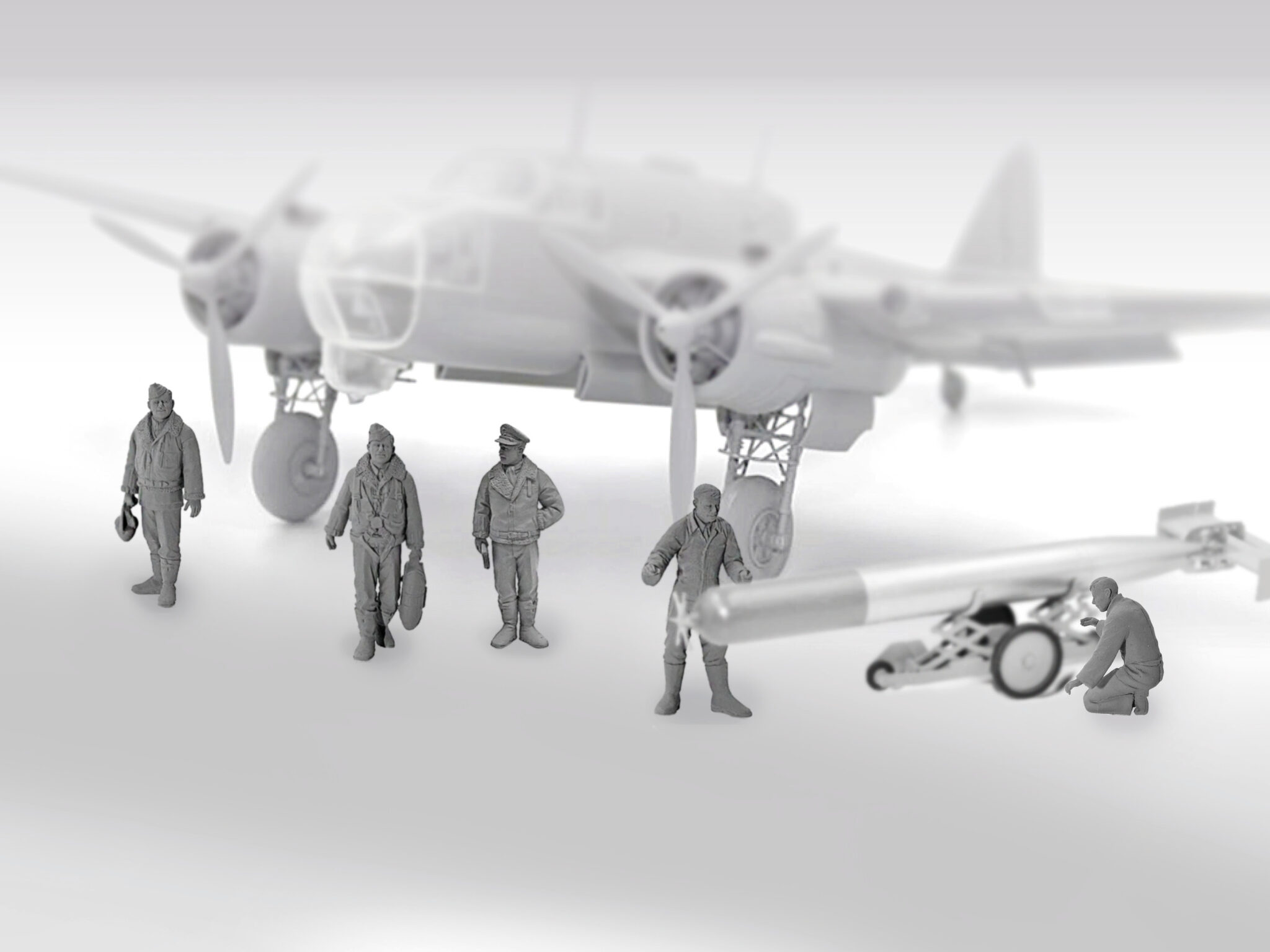 ICM 48090 - Пилоты бомбардировщиков и торпедоносцев RAF 1939-1945 в масштабе 1/48