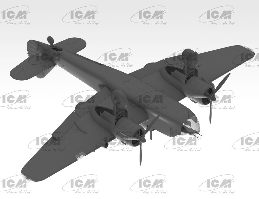 ICM 48310 - WWII british torpedo-bomber Bristol Beaufort Mk.I scale 1/48