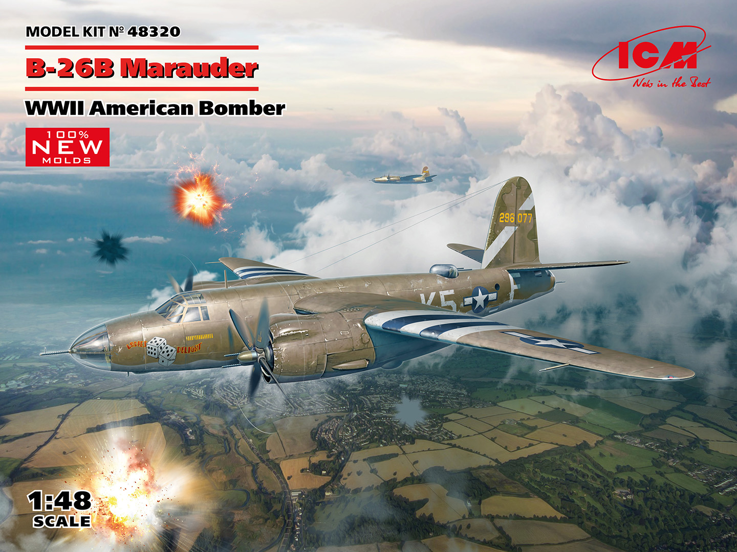 ICM 48320 - B-26B Marauder, WWII American Bomber 1/48 scale
