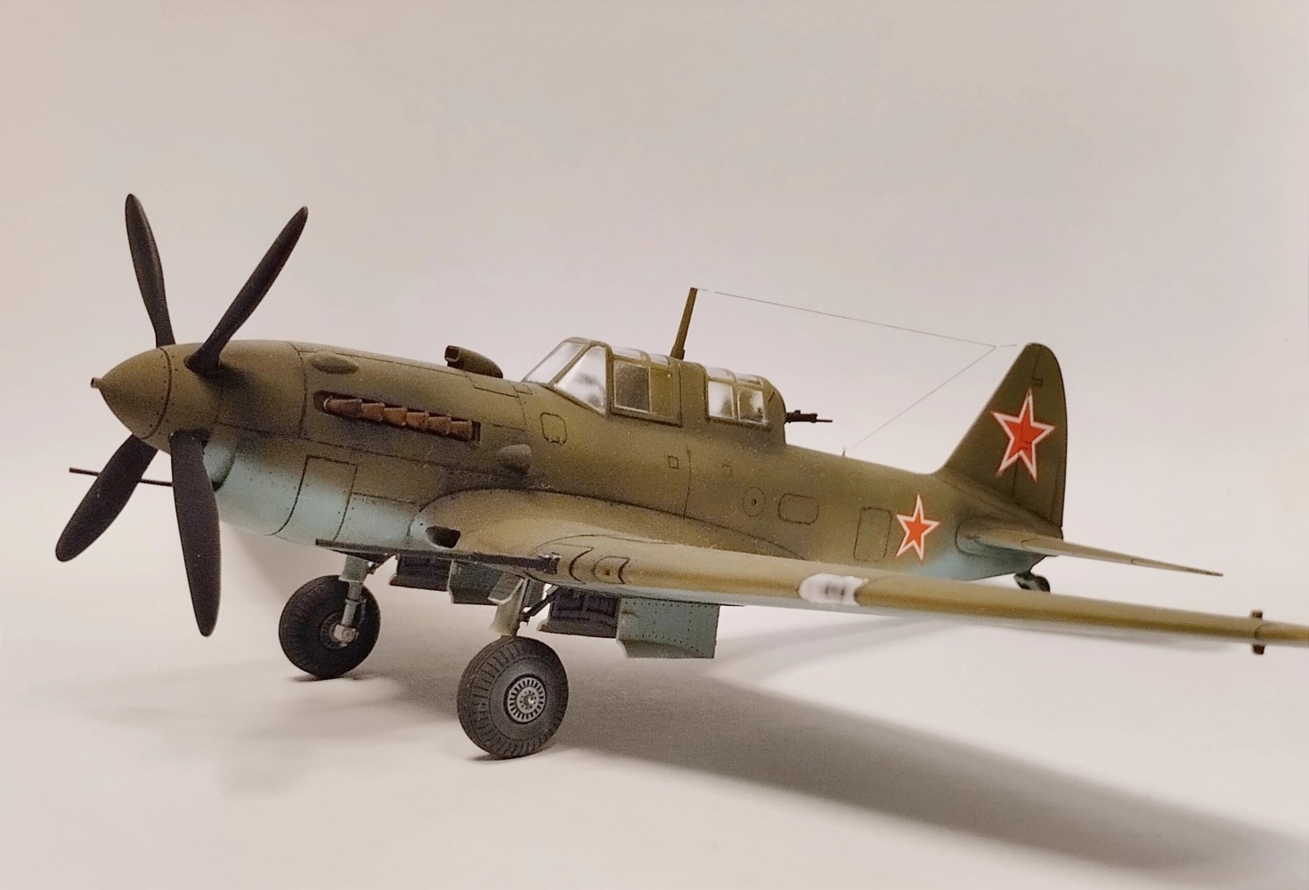 Komar Models 1048 - Сборная модель самолета Сухой-6 АМ-42 1/48