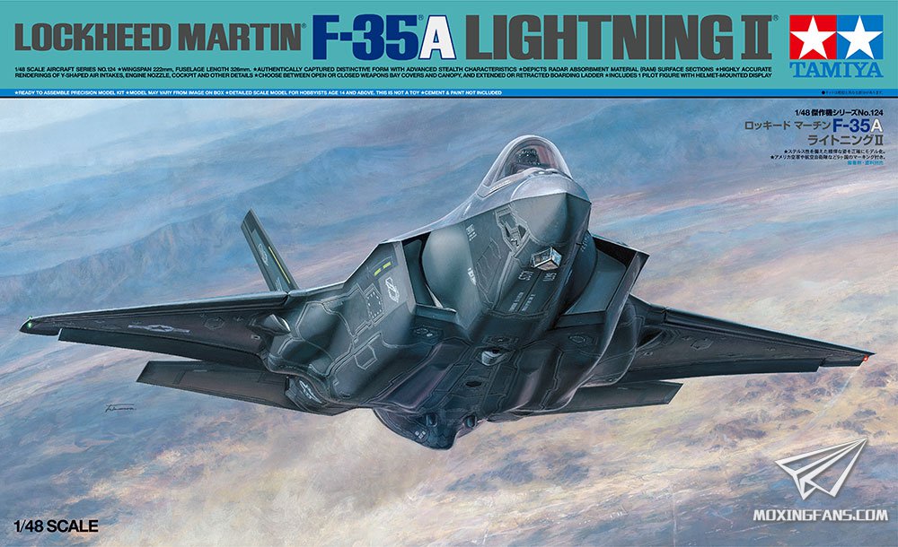 Tamiya 61124 - Lockheed Martin F-35A Lightning II 1/48 scale