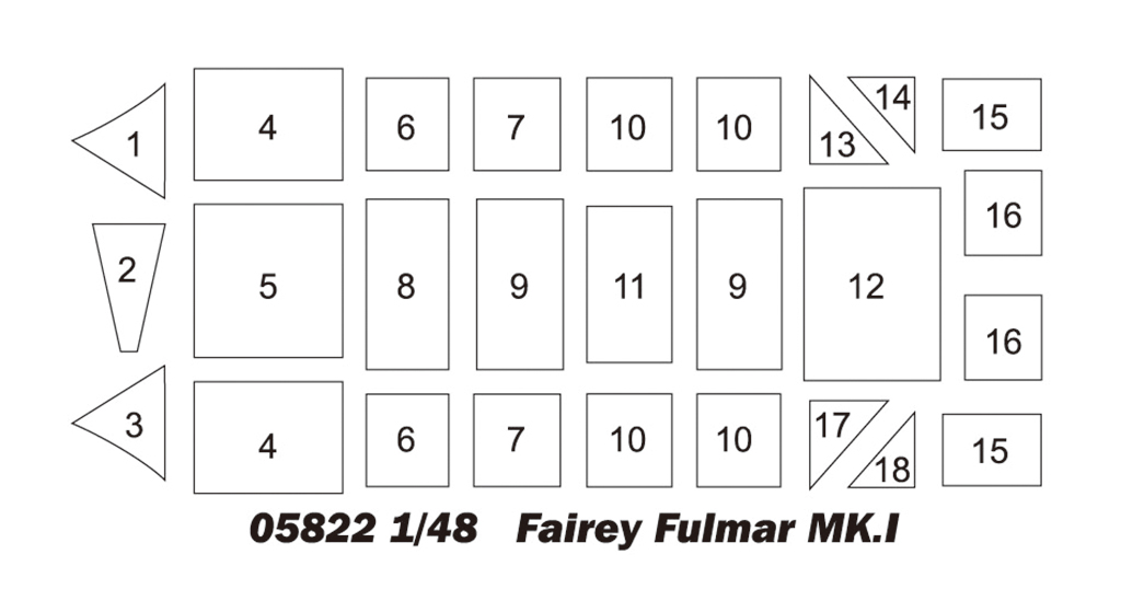 Trumpeter 05822 - Fairey Fulmar MK.I 1/48 scale model