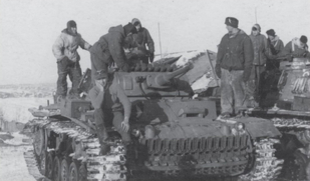 Pz.Kpfw.lll Ausf.J на гусеницах Winterketten