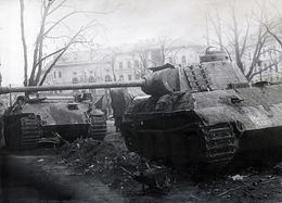 Pz.Kpfw. V Ausf. G Panther, подбитый в Будапеште