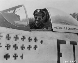 Glenn Todd Eagleston в кабине P-51D