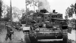 Подбитые британские танки «Кромвель»