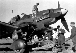 Подготовка к вылету Ju.87D-1 из 7.StG1
