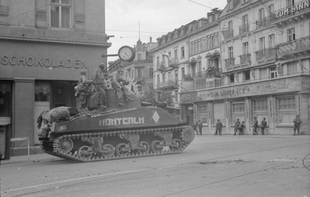 M4A2 Sherman с собственным именем Montcalm